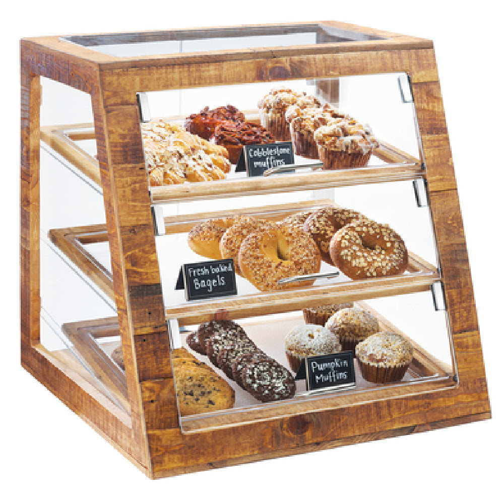 Cal Mil 3432-99 Madera Bakery Display Case 21"W X 21-1/2"D X 21-1/2"H 3-tier