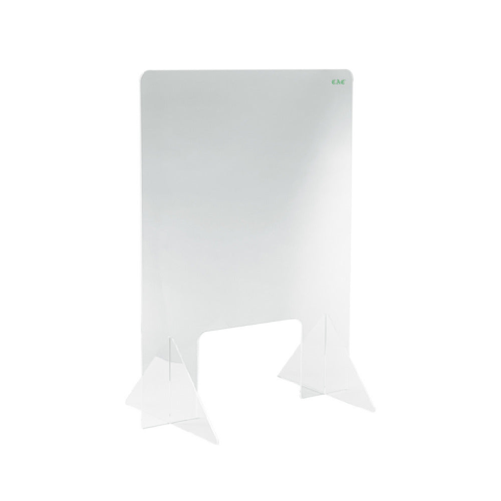 CAC China SHLD-2432 Self-Standing Shield 24"W X 32"H With Cut-out Window