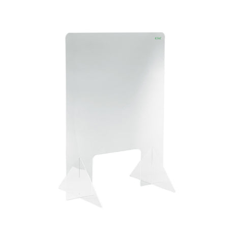 CAC China SHLD-2432 Self-Standing Shield 24"W X 32"H With Cut-out Window