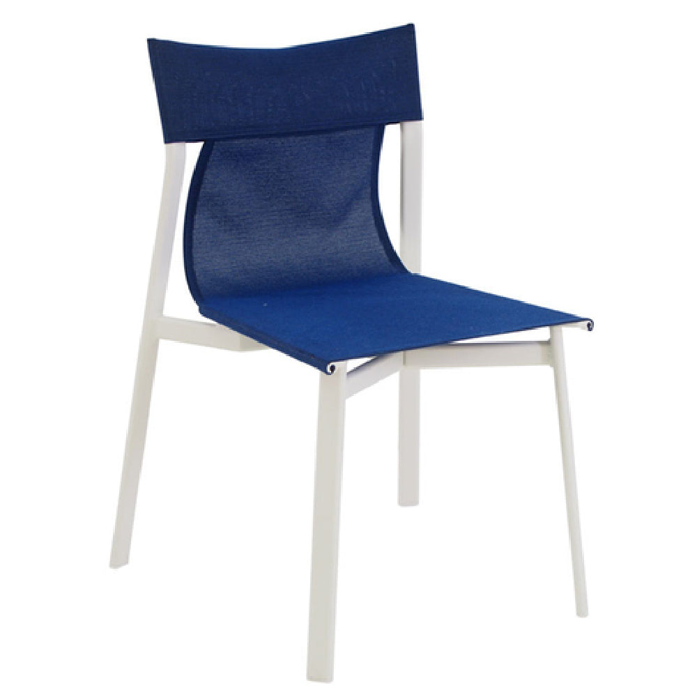 Emuamericas Llc E798 Breeze Stacking Side Chair Indoor/outdoor Textilene Fabric Seat & Back