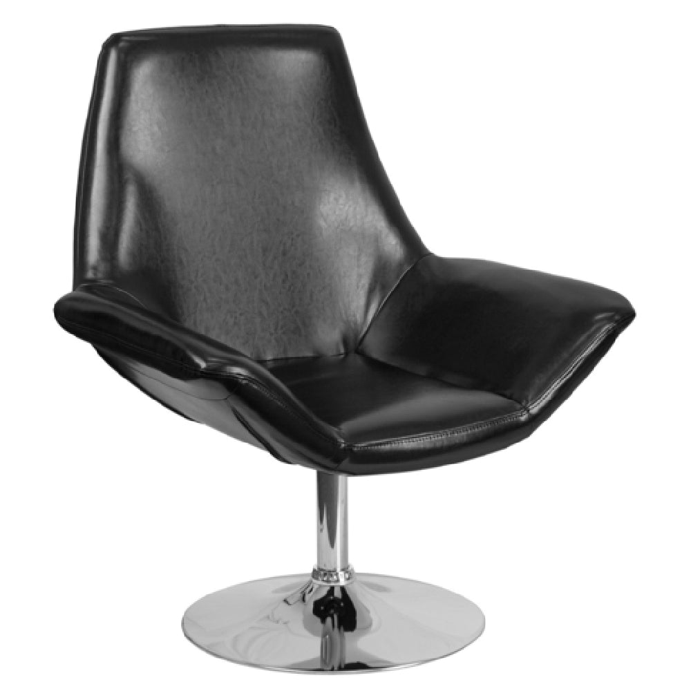 Flash Furniture CH-102242-BK-GG Hercules Sabrina Series Swivel Reception Chair