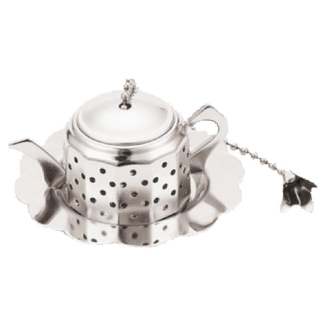 Paderno A4982415 Tea Infuser 1" Dia. X 1-1/4"H Teapot Shaped