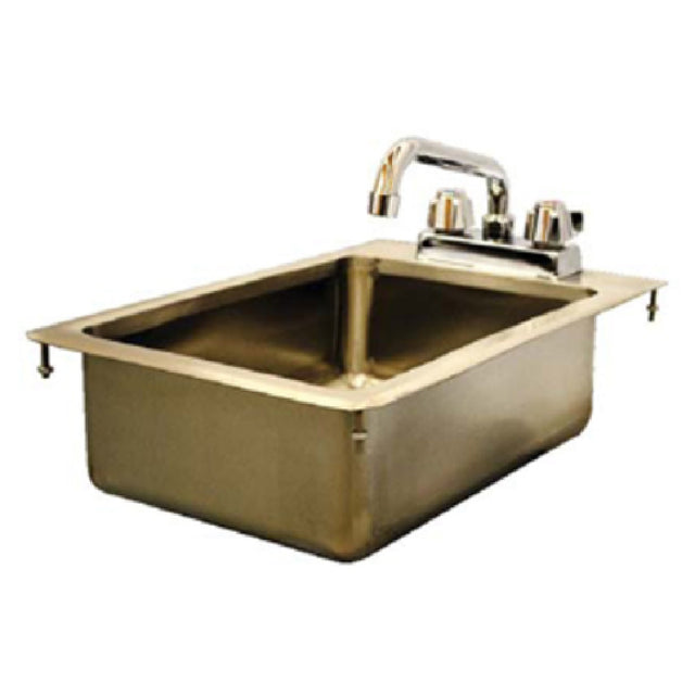 Serv-Ware DIS-1C10145-CWP-V - Serv-Ware - Sinks - 12" Drop-In Sink - 12" W X 18" D X 5" H