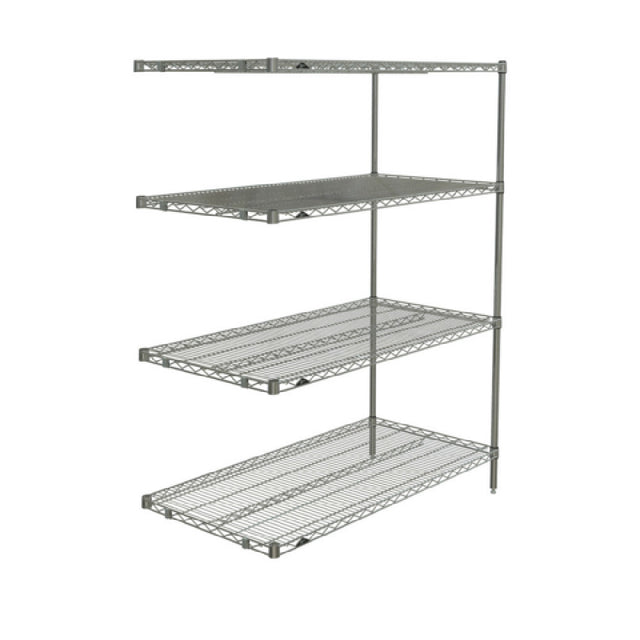 Metro AN556BR Super Erecta® Add-On Shelving Unit 48"W X 24"D X 63"H (4) Wire Shelves