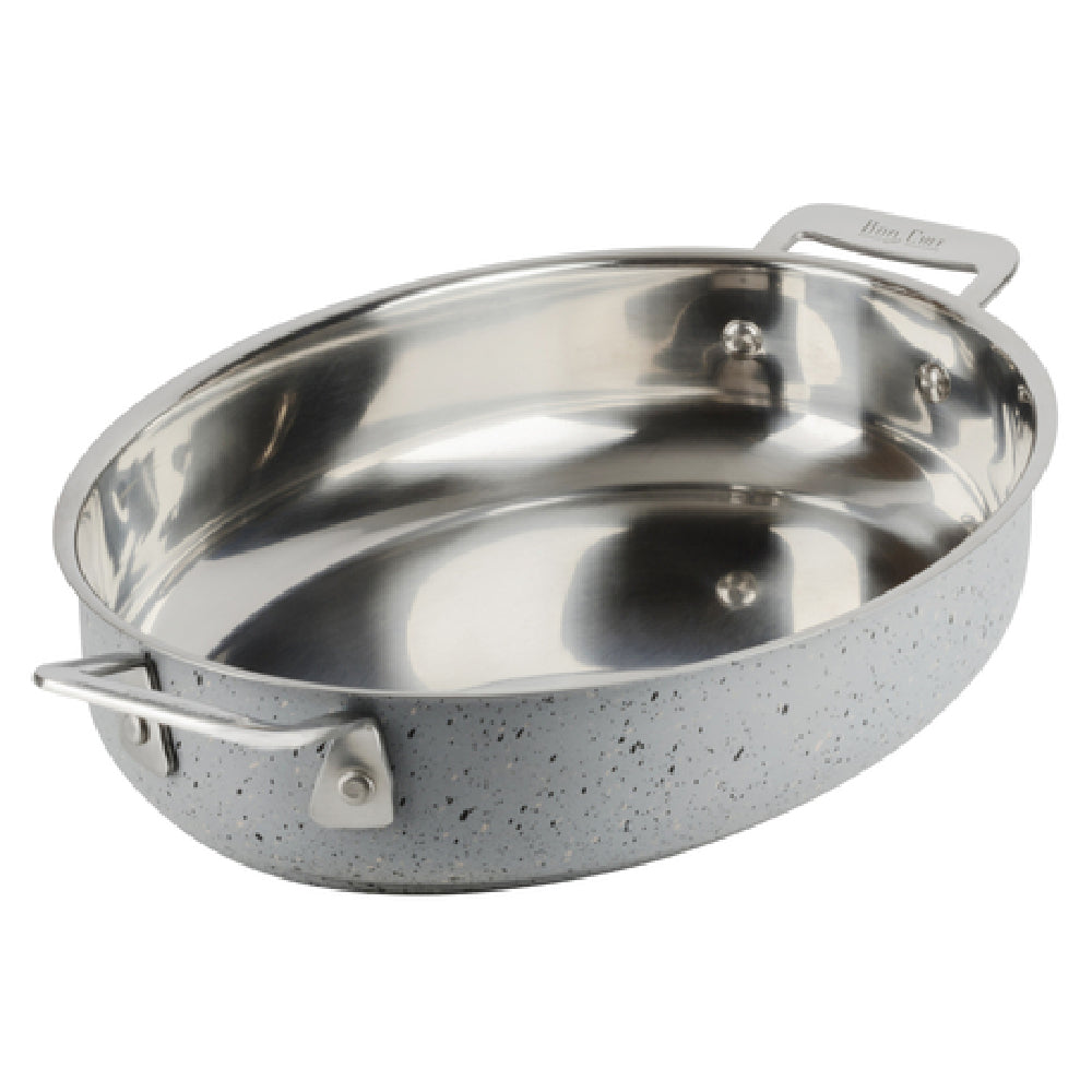 Bon Chef 60020STARLIGHT - HotStone Cucina Au Gratin, 38 Oz., 8-7/8" X 6-7/8" X 2-1/4" H