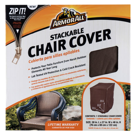 Chef Master 07806AA Armor All™ Stackable Chair Cover 30" X 27" X 48" Polyethylene