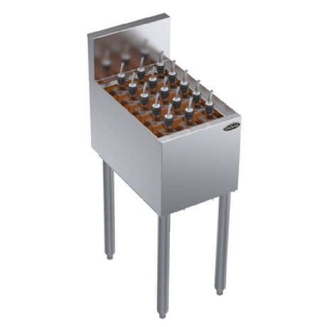 Krowne KR19-ME12 Royal Series Underbar Elixir Station 12"W X 18-1/2"D O.A. (15) Bottle Capacity