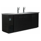 Hubert 69K-133 - Kratos® Draft Beer Dispenser, 73.1"W X 24.4"D X 55"H, Three Door