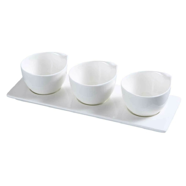 Yanco PS-722 Piscataway Tasting Cup Set (3) 3" 4 Oz. Cups