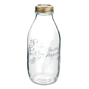 Steelite 4951Q495 Stagioni Bottle 33-3/4 Oz. (H 9" M 4": T 2-1/8" B 3-3/8") Clear
