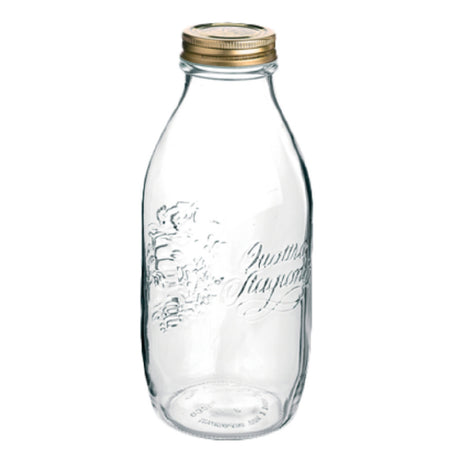 Steelite 4951Q495 Stagioni Bottle 33-3/4 Oz. (H 9" M 4": T 2-1/8" B 3-3/8") Clear