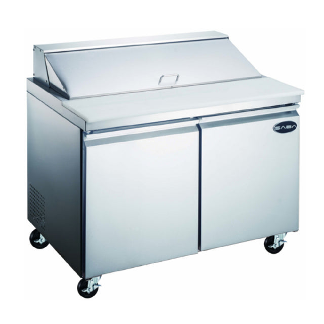 SABA SPS-60-16 Sandwich/Salad Prep Table Two-section 60-1/4" W