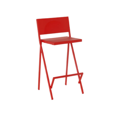 Emuamericas Llc 412 Mia Stacking Barstool Outdoor/indoor Aluminum Seat And Back