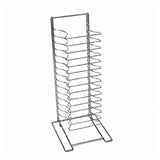 American Metalcraft 19029 Pizza Pan Rack 15 Shelves Holds Pans 10" To 17" Diameter X 1-1/4" Deep