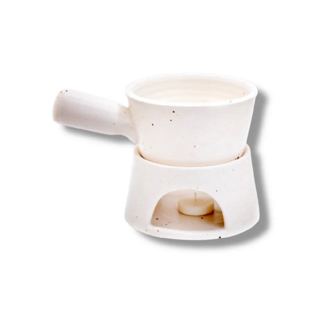 By The Earth Living SA065 Fondue Set 5" Dia. 16 Oz.