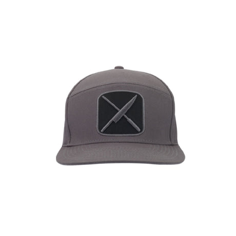 Mercer Culinary M60139GY 5 Panel Hat Gray Mercer Logo Patch