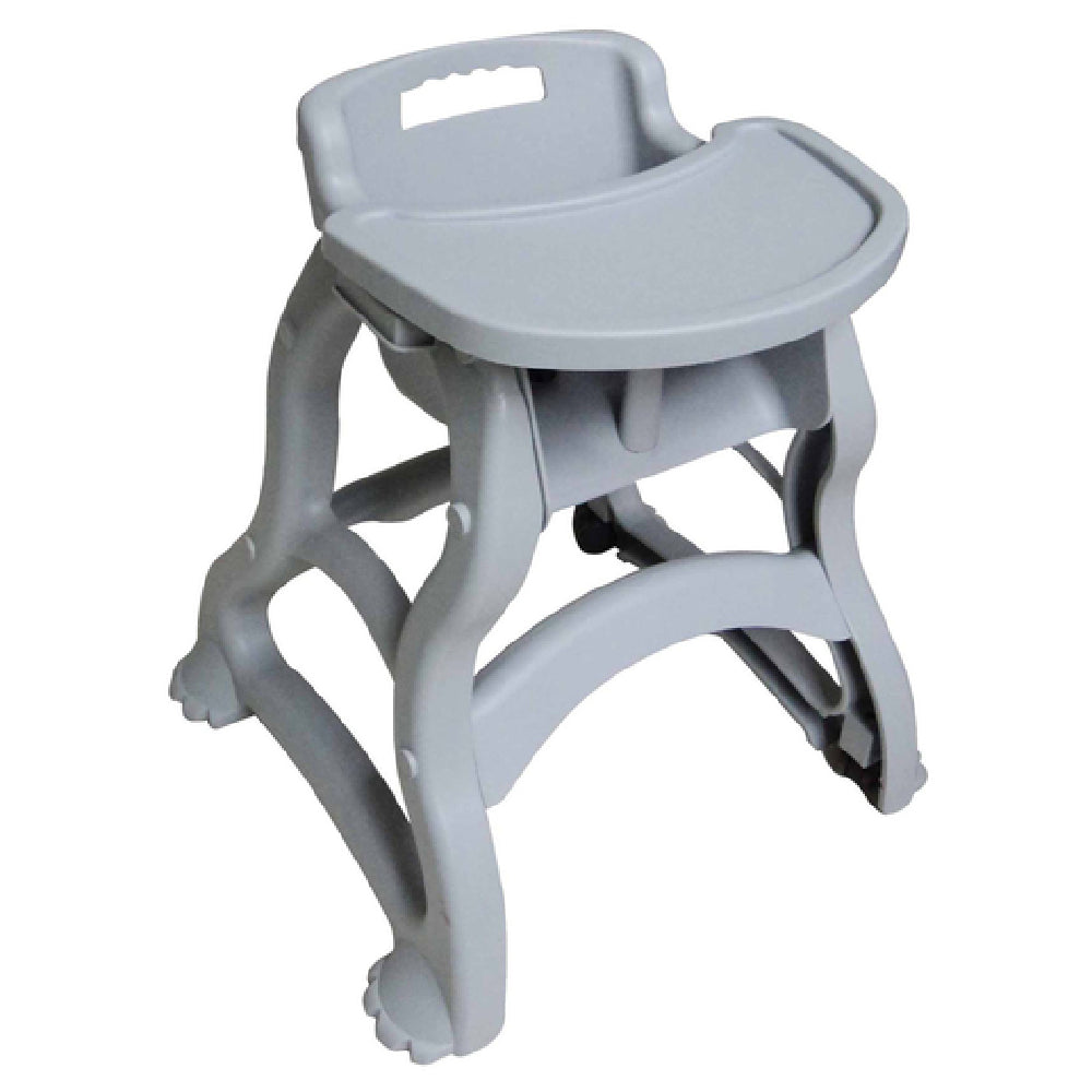 Omcan 80163 (80163) High Chair 25-1/2"W X 23"D X 29-1/2"H Detachable Tray & Seatbelt