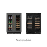 Koolmore KM-CWB24-WPR KoolMore Dual Zone Wine Cooler 22.60"W X 23.40"D X 33.90"H