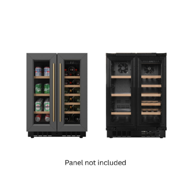 Koolmore KM-CWB24-WPR KoolMore Dual Zone Wine Cooler 22.60"W X 23.40"D X 33.90"H