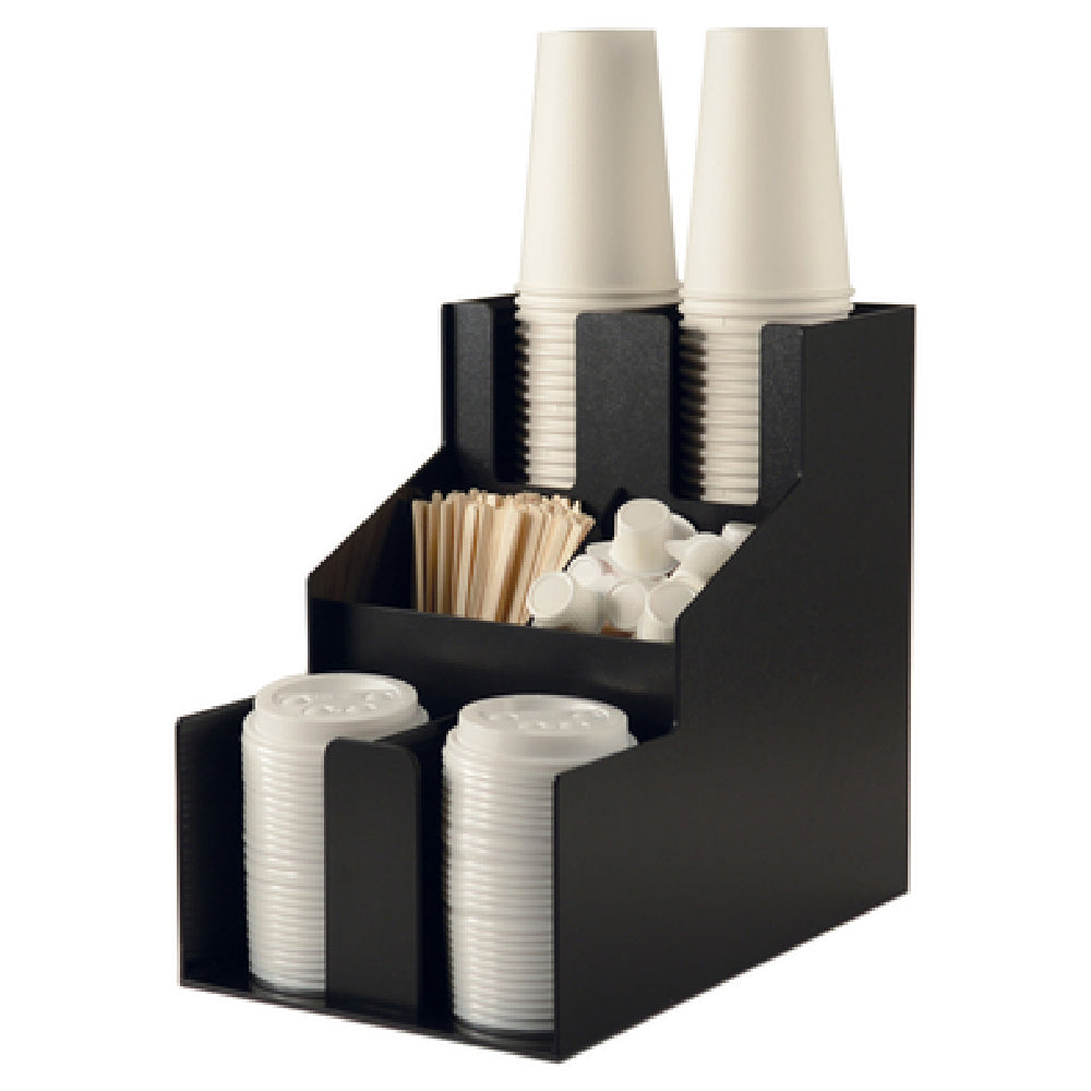 CAC China ACO3-2C Cup/Lid Organizer (3) Tier (2) Stack Accommodates Cups/lids Up To 4" Dia.