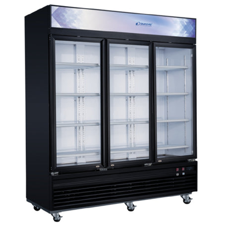 Dukers DSM-69F Freezer Merchandiser Reach-in Three-section