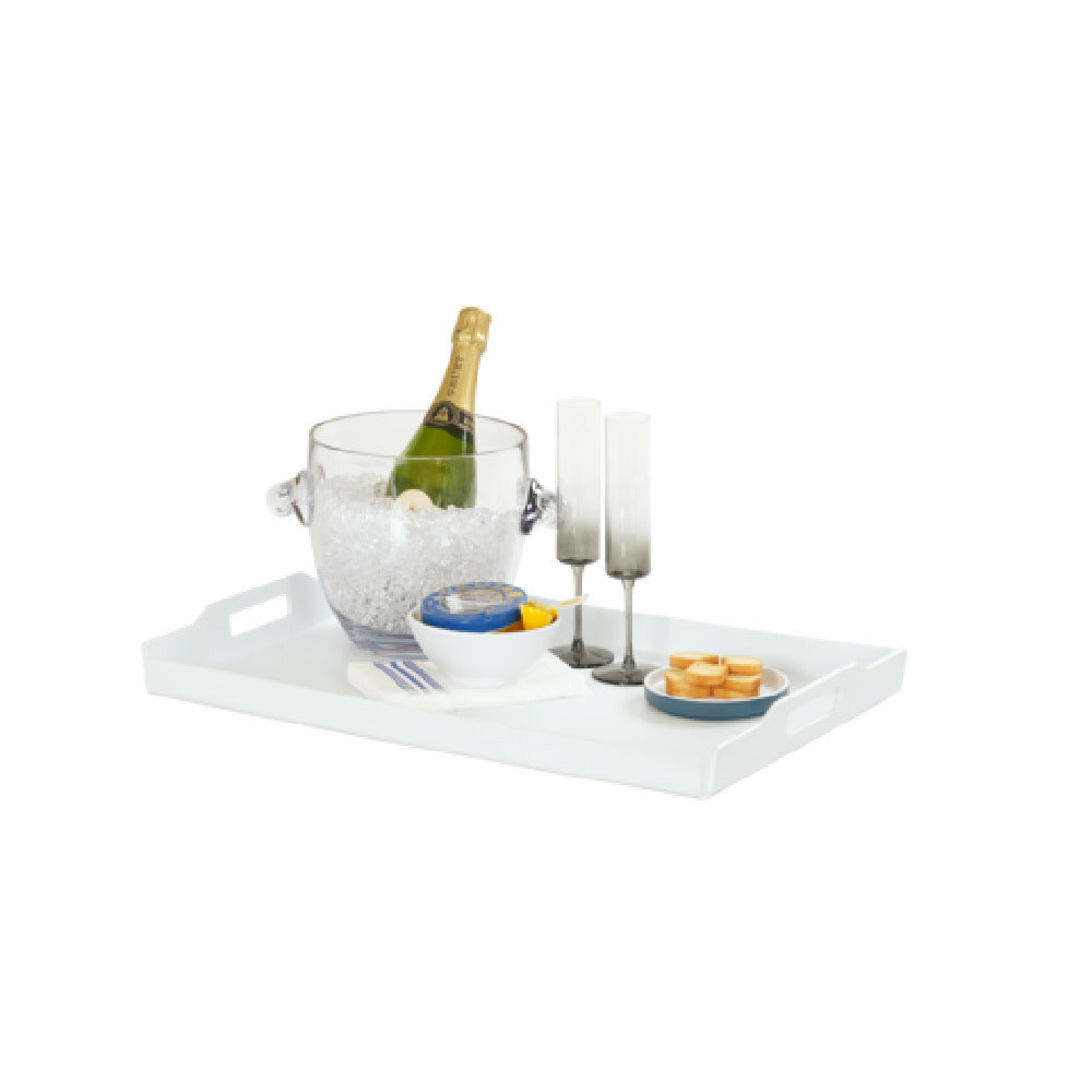 Cal Mil 930-4-15 Roomservice Tray 24"W X 15.5"D X 1.75"H With Handle Cutouts