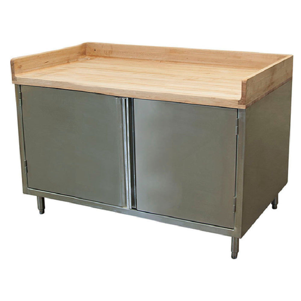 BK Resources CMBT-3660H Chef Table Cabinet Base With Hinged Doors 60"W X 36"D X 39"H Overall Size