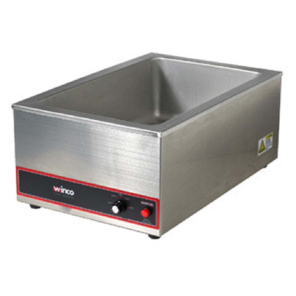 Winco FW-S500 Food Warmer Electric 22-1/2"W X 14-5/8"D X 9-3/8"H (overall Dimensions)