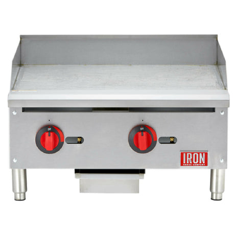 Iron Range IRMG-24 Commercial Griddle Natural Gas Countertop