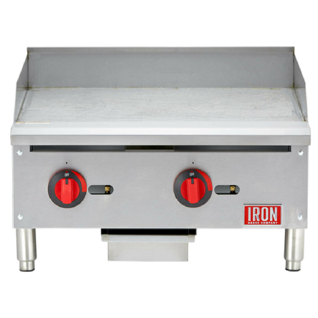Iron Range IRMG-24 Commercial Griddle Natural Gas Countertop