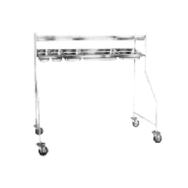 Piper Products 411-1215 - Tray Starter Station, With (1) Each Full, 2/3 & 1/2 Size Pans