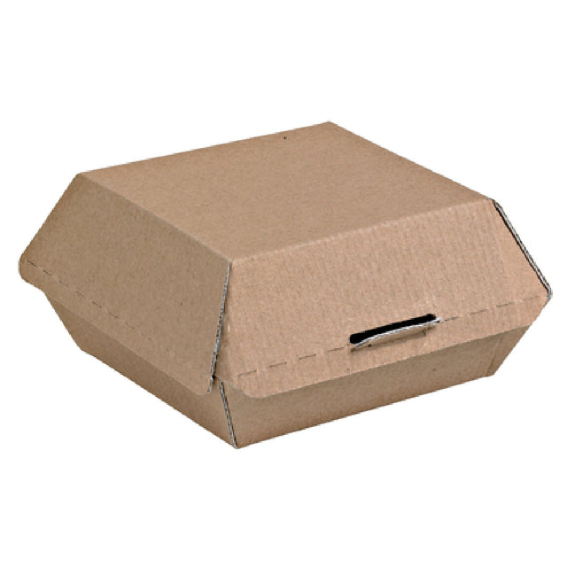 PacknWood 210EATBURG135K - Grab & Go Clamshell Burger Box, 5.3 X 4.9 X 2.5", Square
