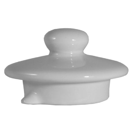 Service Ideas TPCELIDWH Teapot Replacement Lid For TPCE English Style White (Priced Per Each Packed 180 Each Per Case)