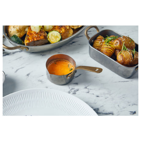 Steelite GWSMSL8V Mini Sauce Pan 6.5 Oz 6.5" X 3.125" X 3.375"