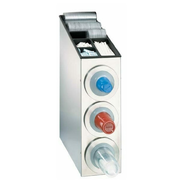 Dispense Rite BFL-L-3SS Cup Dispensing Cabinet 29-3/8"H X 8-3/8"W X 23-1/2"D Interchangeable Gasket