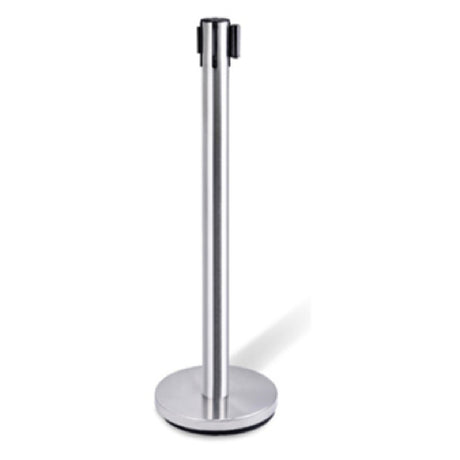 Central Specialties 5800SS-BLK Crowd Control Stanchion Portable 11-1/2" Base Dia.