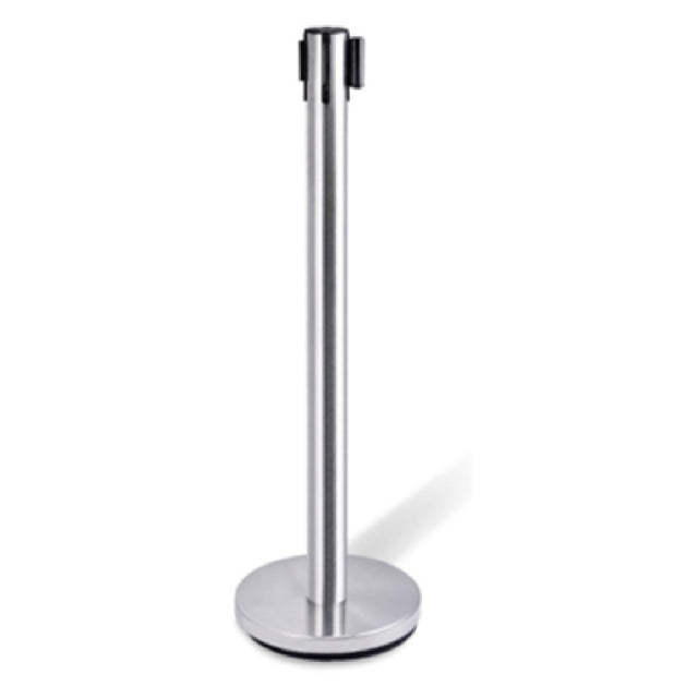 Central Specialties 5800SS-BLK Crowd Control Stanchion Portable 11-1/2" Base Dia.