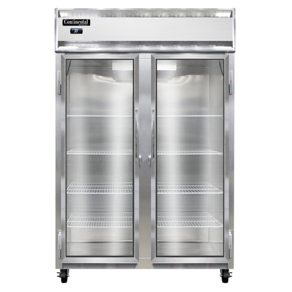 Continental Refrigerator 2RNGD Refrigerator Reach-in Display Two-section