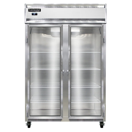 Continental Refrigerator 2RNGD Refrigerator Reach-in Display Two-section