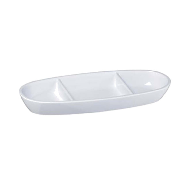 Bauscher Hepp 57.0104.9800 - Dish, 8-7/16"L X 3-3/8"W X 1"H, Oval