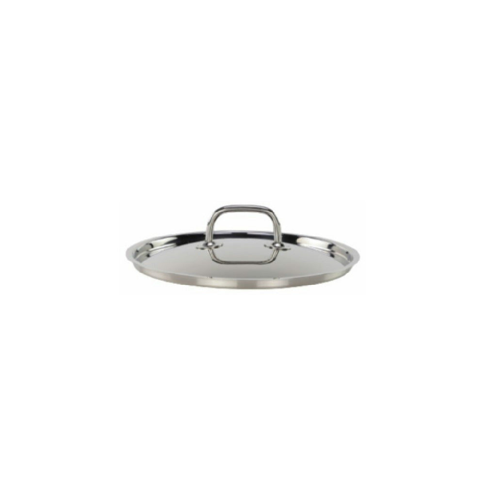 Tuxton WSZW-093 TUXSTEEL 9-3/8" Lid 9.375" Dia. Stainless Steel