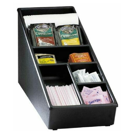 Dispense Rite NLS-1BT Lid Straw & Condiment Organizer Wide