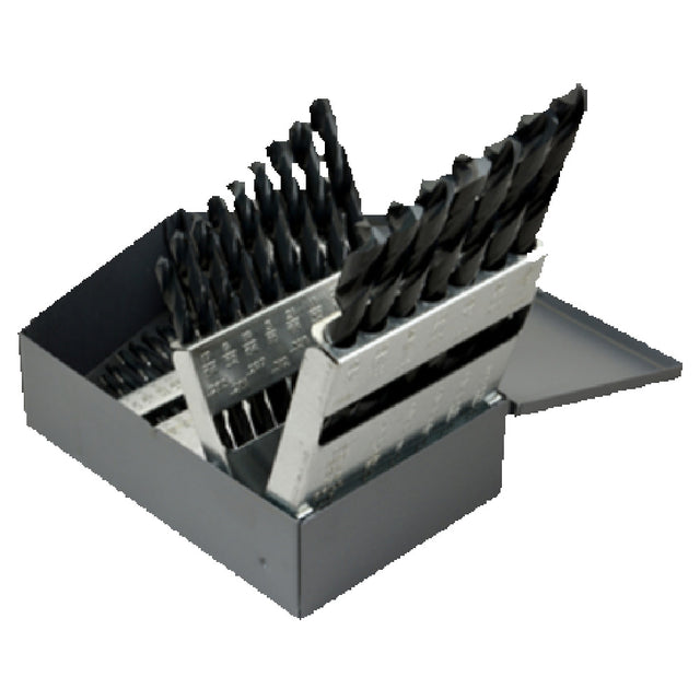 Franklin Machine Products 142-1077 Drill Bit Set 29 Drills 1/16" To 1/2" By 64ths Size Range