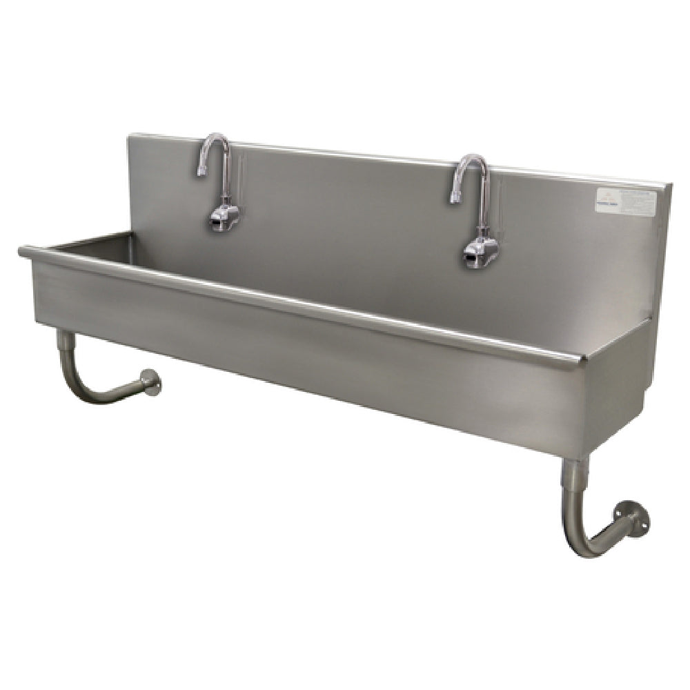 Advance Tabco 19-18-40EF Multiwash Hand Sink Wall Mounted With (2) Electronic Faucets