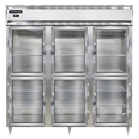 Continental Refrigerator D3RNSSGDHD Designer Line Refrigerator Reach-in Three-section