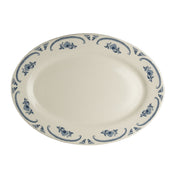 Steelite HL1545035 - Rolled Edge Oval Platter, 10.5", American Rose