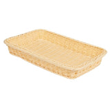 GET Enterprises WB-1509-N Clipper Mill Designer Polyweave Basket™ 18" X 12-1/4" X 2-1/2"H