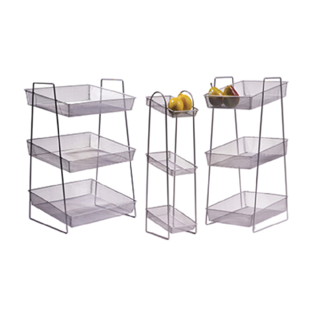 GET Enterprises WB1-3TIER Urban Renewal™ POP™ Basket Stand 15-3/4" X 13-1/2" X 26-1/2"H