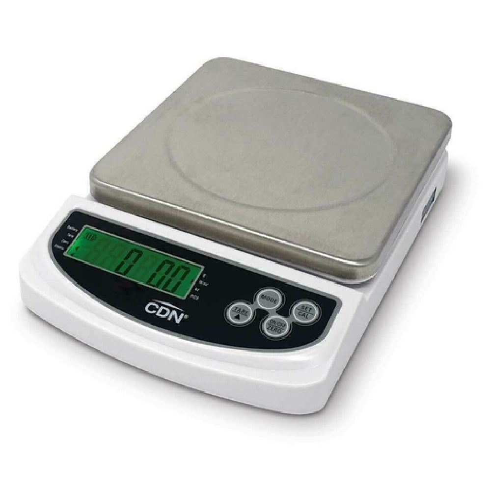 CDN SD2206 Digital Portion Control Scale 6-3/10"W X 8-13/16"D X 1-3/4"H Overall