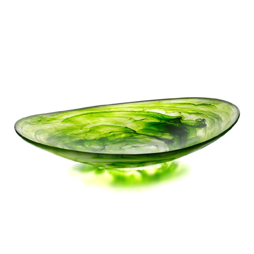 Bon Chef 59020-EDEN Shallow Oval Resin Bowl 17.25" X 11" X 3.75" Lead Free